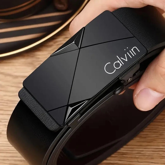 Stylish Men's PU Leather Belt