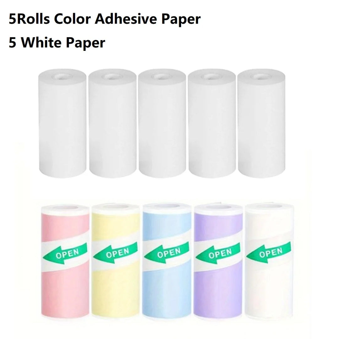 Portable wireless mini printer, mini photo printer label printer for printing photos, labels and notes, perfect holiday gift