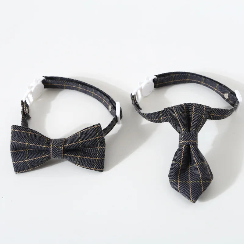 Pet Bow Tie Adjustable Cat Neck Tie