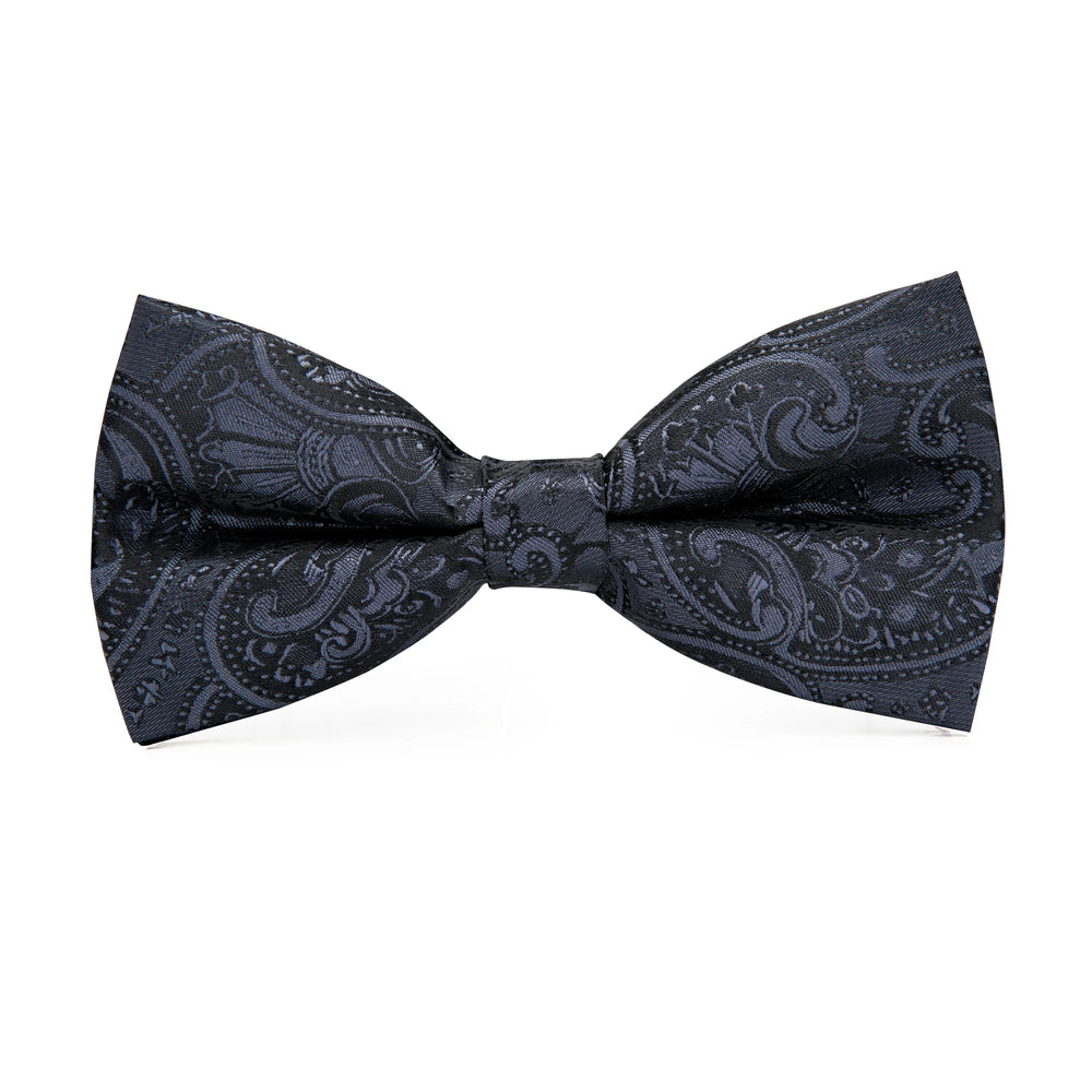 Classic Bowtie Set For Men Tie Formal Paisley