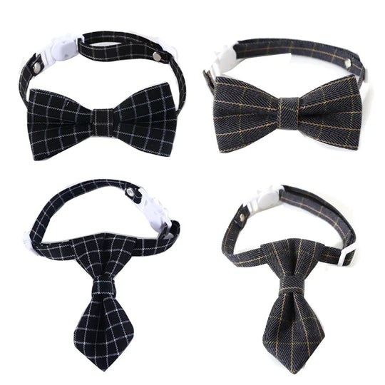 Pet Bow Tie Adjustable Cat Neck Tie