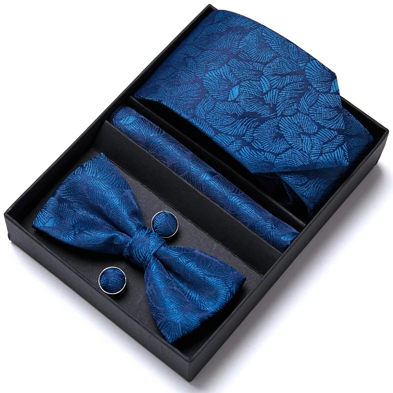 Bow Tie For Men Formal Dress Tuxedo NeckTie Handkerchief