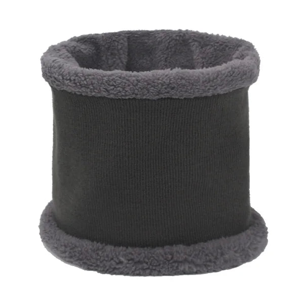 Men Winter Knitted Hat Cap Scarf Fur Mask