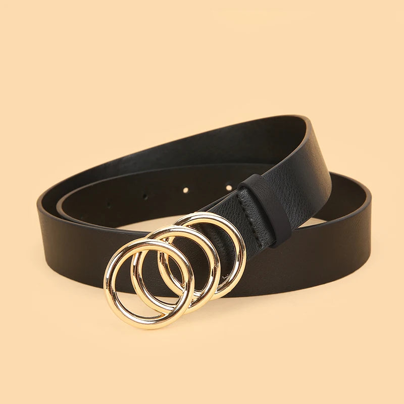 3pc Women's Minimalist and Stylish Versatile Belts