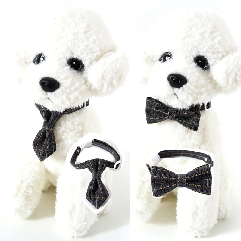 Pet Bow Tie Adjustable Cat Neck Tie