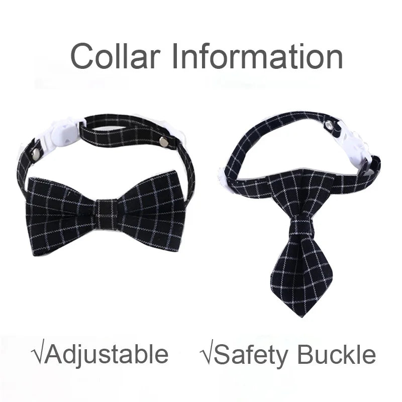 Pet Bow Tie Adjustable Cat Neck Tie